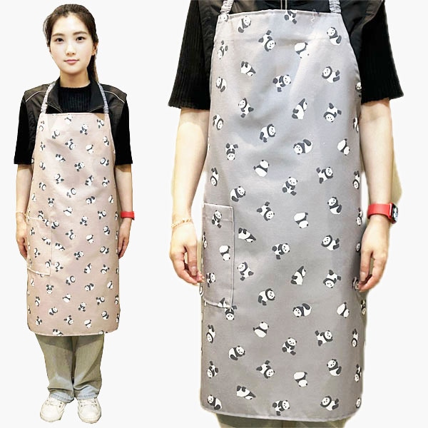パンダ大人エプロン(EP-063) ネコポス便なら【送料無料】 ｜ギフト