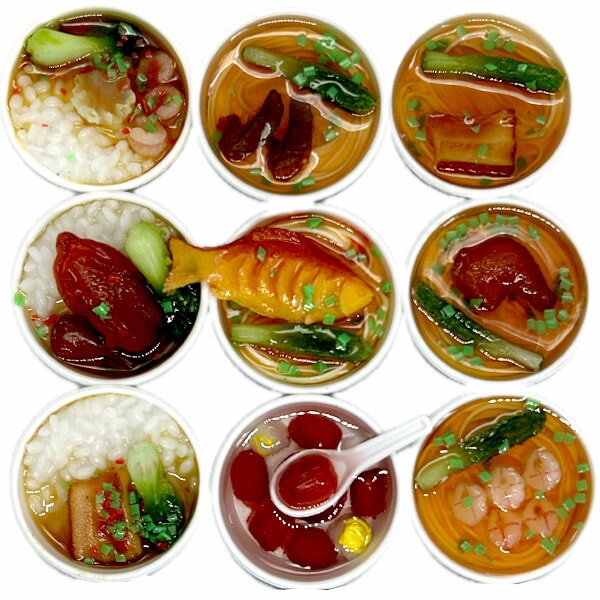 中華料理 ミニサンプル マグネット（丼） | 冷蔵庫,メモ,スタンド,事務