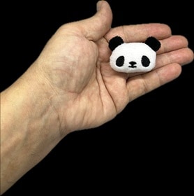 パンダフェイスブローチPAP048【ネコポス便可】｜ ギフトぱんだグッズ