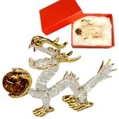 銅製龍香炉 九転乾坤銅色【小】 取っ手付き【送料無料】（沖縄700円