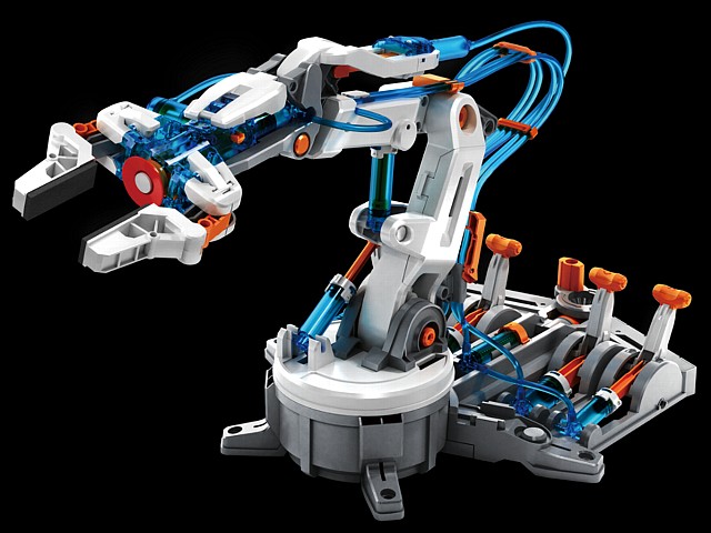 水圧式ロボットアーム | ロボット工作キット | RPEパーツ株式会社