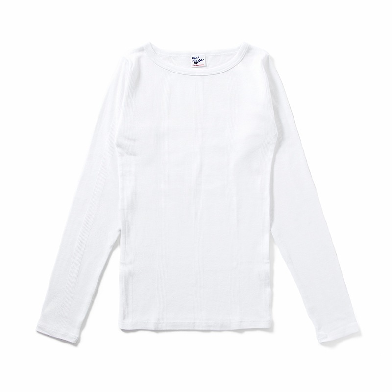 Panel-rib boat neck L/S Tee｜ロバート・ピー・ミラー公式通販