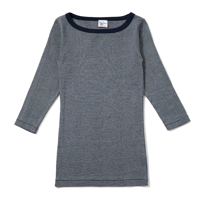 sam出品 Panel-rib Boatneck Tee (3/4 sleeves)｜ロバート・ピー・ミラー公式通販