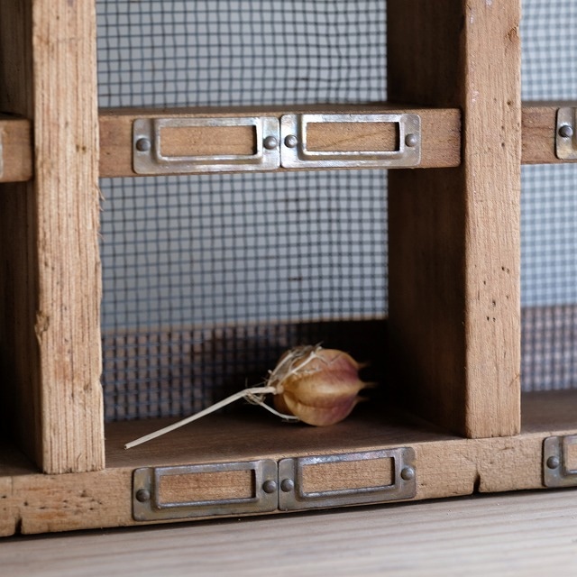 格子棚 金網｜古家具,棚類｜古家具・アンティーク家具 R-select