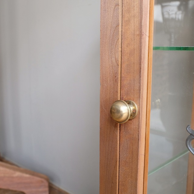 木枠のガラスケース 足付き｜古家具,ガラスケース・ショーケース｜古