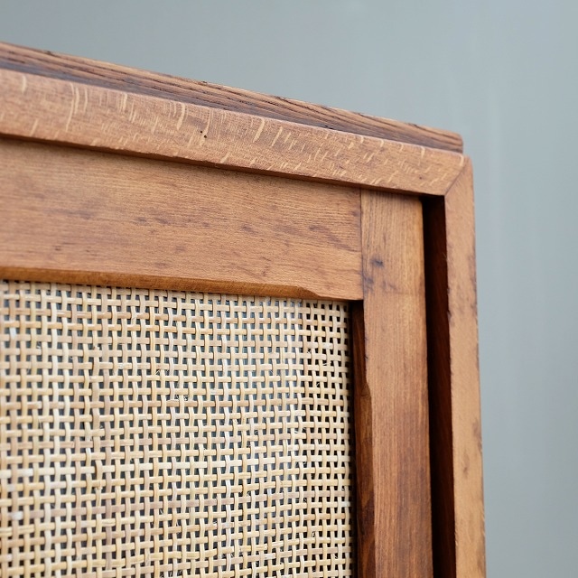 キャビネット 籐編み扉 | 古家具,棚類 | R-select