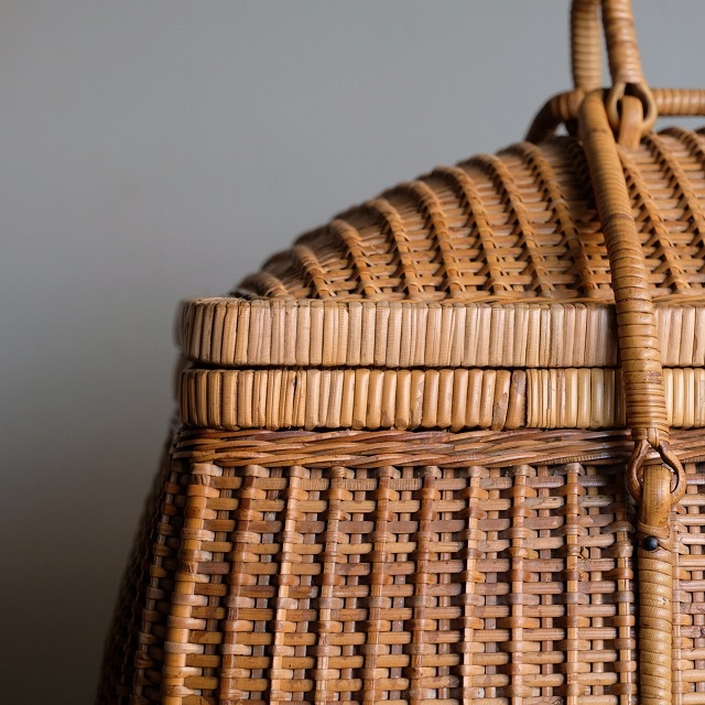 籐の大正バスケット 煎茶籠 | 古雑貨,籠 バスケット | R-select