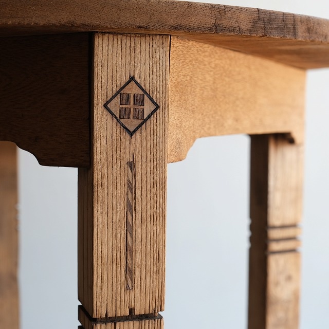 ラウンドテーブル 象嵌細工 | 古家具,机・テーブル | R-select