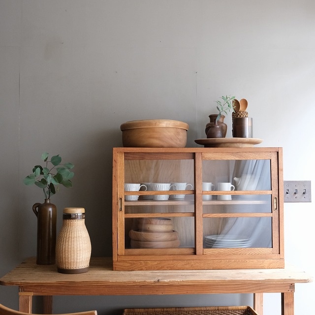 モールガラス 収納棚 本棚 飾り棚 食器棚 陳列棚 キャビネット 古家具 モールガラス 収納棚 本棚 飾り棚 食器棚 陳列棚 キャビネット 古家具