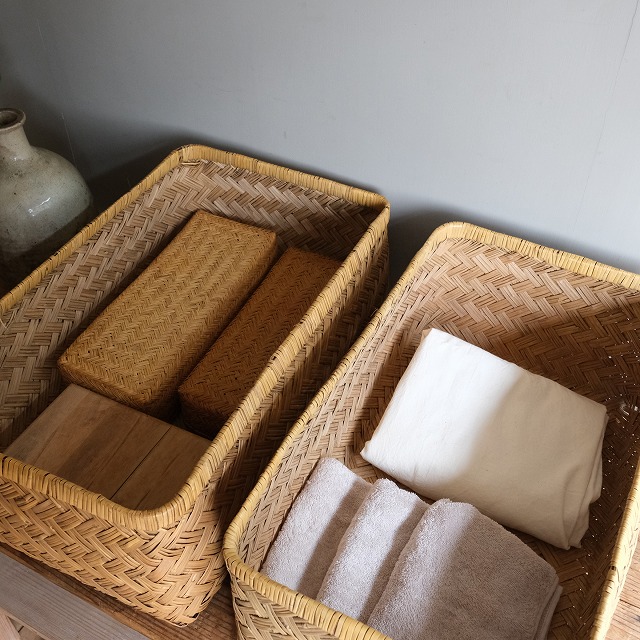 竹行李 （幅60cm） | 古雑貨,籠 バスケット | R-select