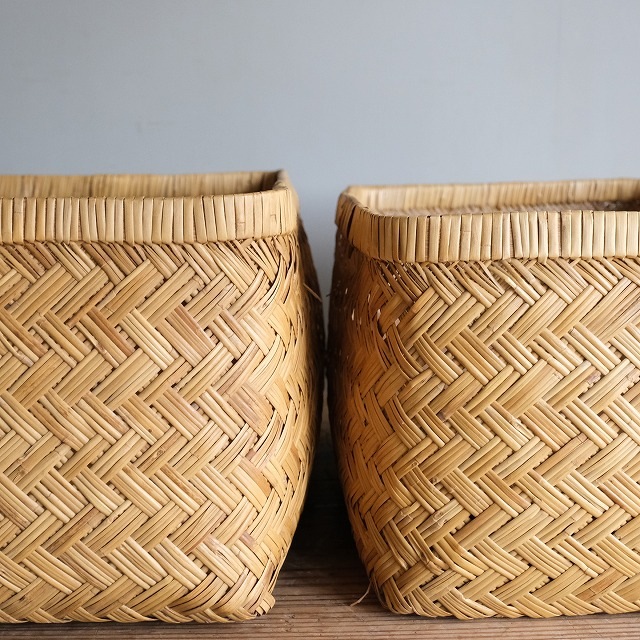 竹行李 （幅51cm）｜古雑貨,籠 バスケット｜古家具・アンティーク