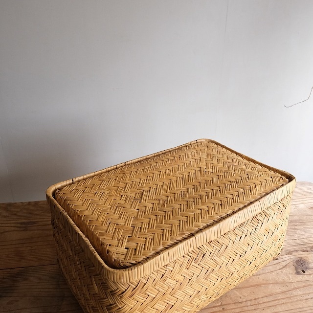 竹行李 （幅51cm）｜古雑貨,籠 バスケット｜古家具・アンティーク