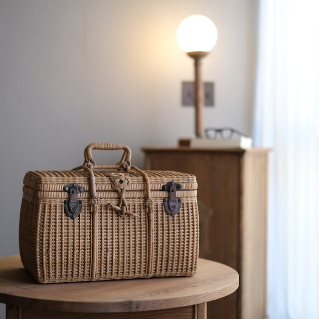 籐の大正バスケット 煎茶籠 | 古雑貨,籠 バスケット | R-select