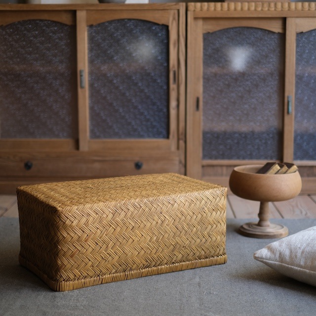 竹行李 （幅56cm）｜古雑貨,籠 バスケット｜古家具・アンティーク