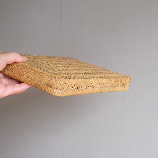 竹行李 薄型 （幅27cm）｜古雑貨,籠 バスケット｜古家具