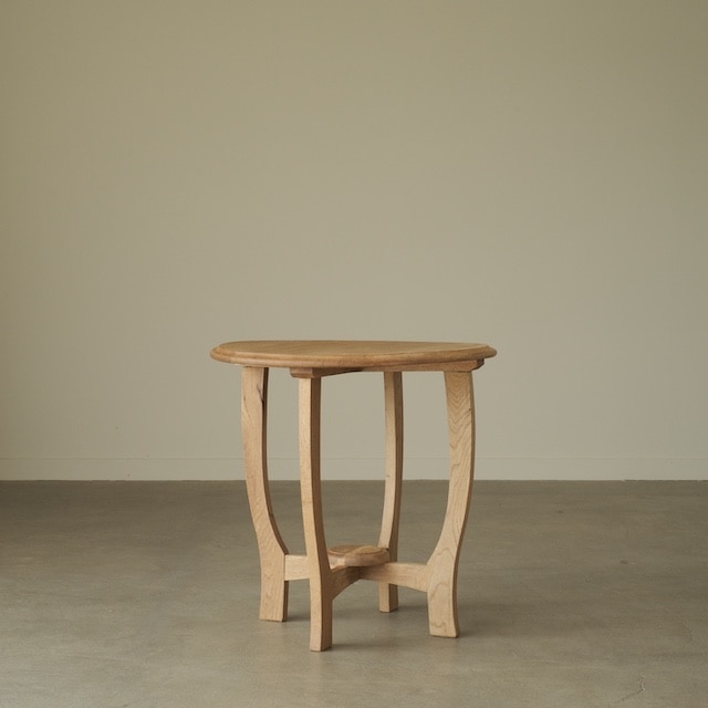 90s ビーチ材 ラウンドテーブル オイルフィニッシュ仕上済 ラウンド