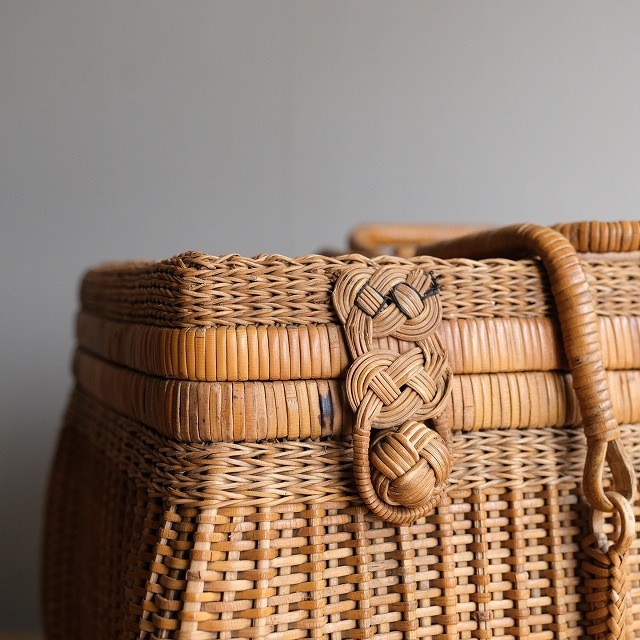 籐の大正バスケット 煎茶籠 | 古雑貨,籠 バスケット | R-select