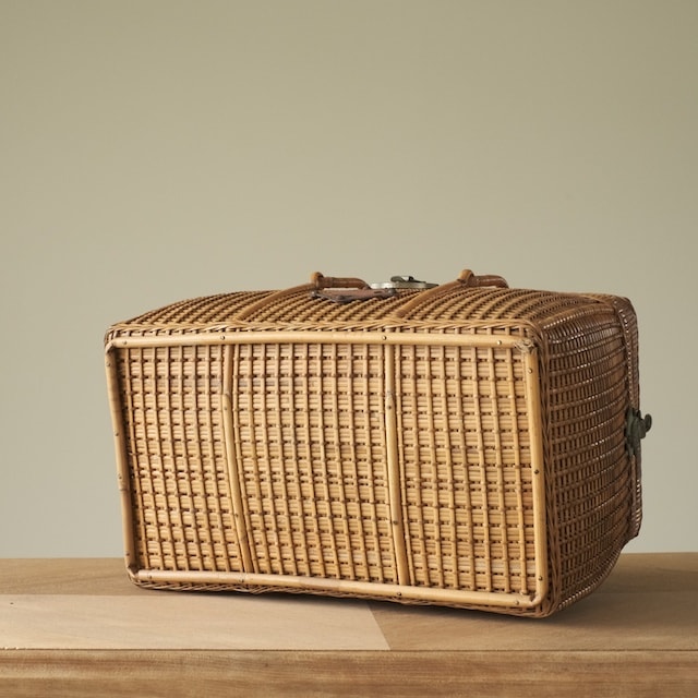 籐の煎茶籠｜古雑貨,籠 バスケット｜古家具・アンティーク家具 R-select