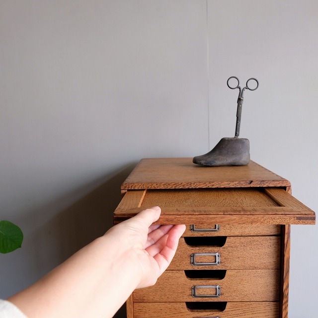 フラップ扉 引き出し｜古家具,引き出し類｜古家具・アンティーク家具 R