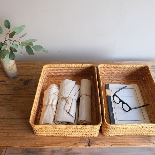 竹行李 （幅39cm） | 古雑貨,籠 バスケット | R-select