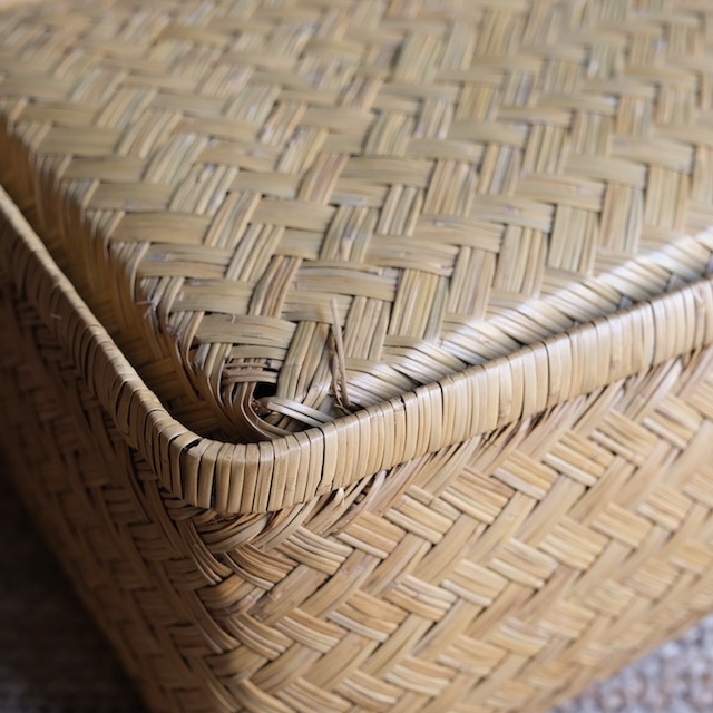竹行李 （幅55cm）｜古雑貨,籠 バスケット｜古家具・アンティーク