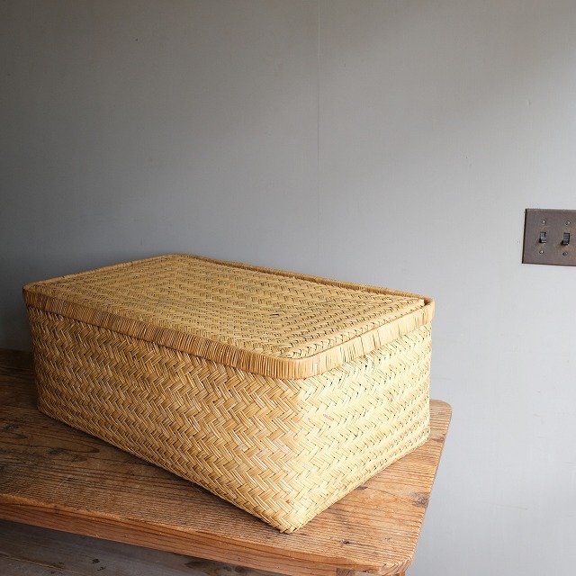 行李　竹籠 竹行李 （幅68cm） | 古雑貨,籠 バスケット | R-select