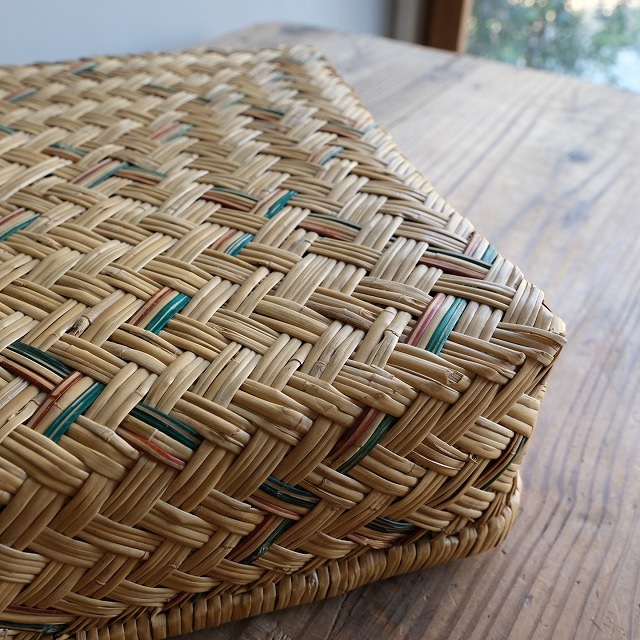 アンティーク　竹行李　竹製収納かご大小2つ 篠竹行李 - 竹細工/木工品/籐製品 藤倉商店 成田山表参道 販売 通販