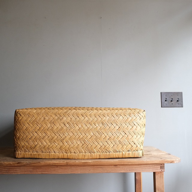 竹行李 （幅65cm）｜古雑貨,籠 バスケット｜古家具・アンティーク
