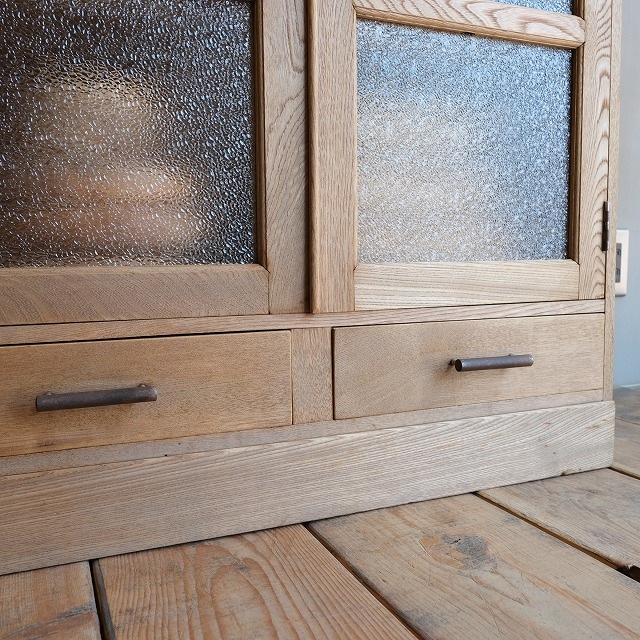 キャビネット ダイヤガラス | 古家具,棚類 | R-select