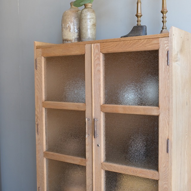 ダイヤガラスのキャビネット キャビネット ダイヤガラス | 古家具,棚類 | R-select