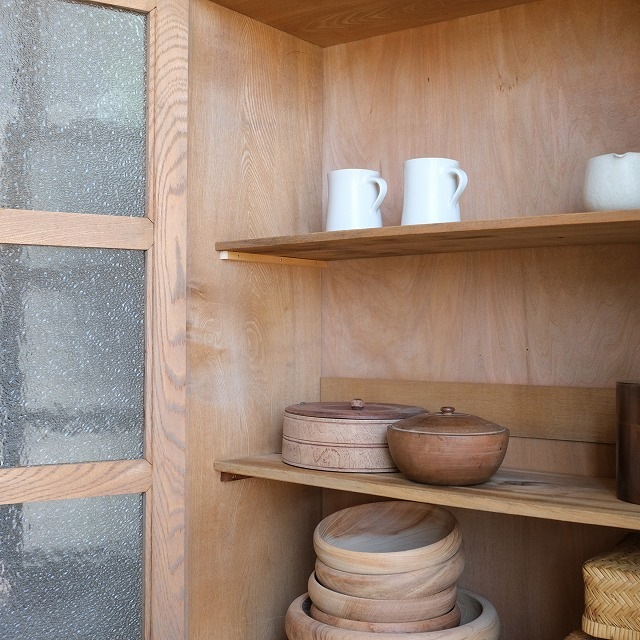 キャビネット ダイヤガラス | 古家具,棚類 | R-select