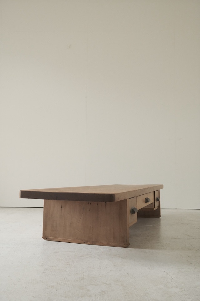 展示台 ローテーブル｜裁ち板・テレビ台・古家具・アンティーク家具