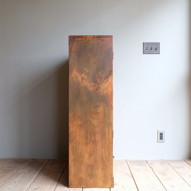 アシンメトリーキャビネット ダイヤガラス | 古家具,棚類 | R-select