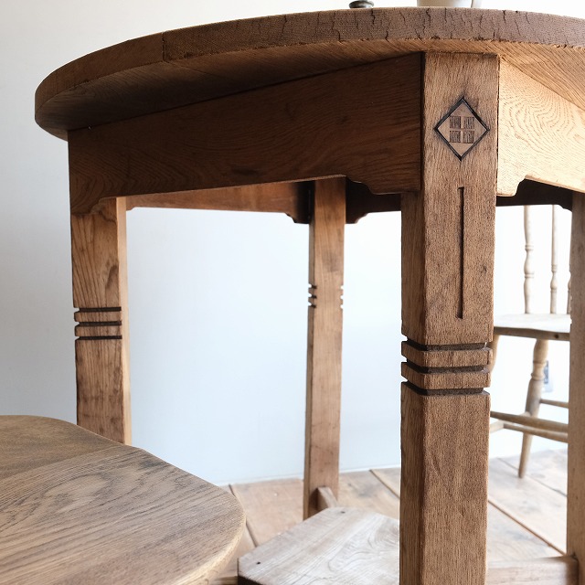 ラウンドテーブル 象嵌細工 | 古家具,机・テーブル | R-select