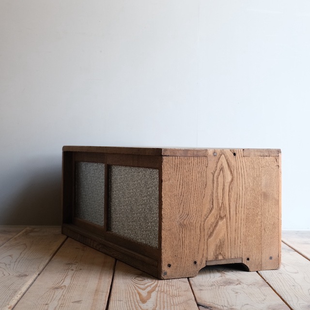 ローキャビネット ダイヤガラス | 古家具,棚類 | R-select