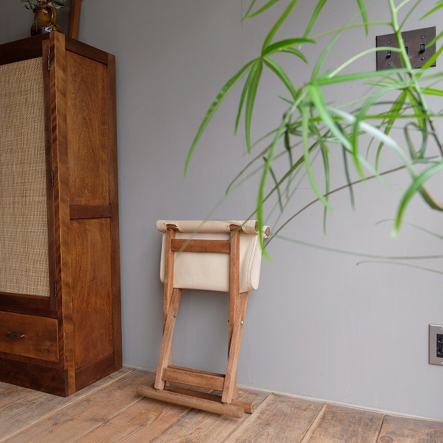 折り畳みスツール 帆布｜古家具,椅子 チェア｜古家具・アンティーク