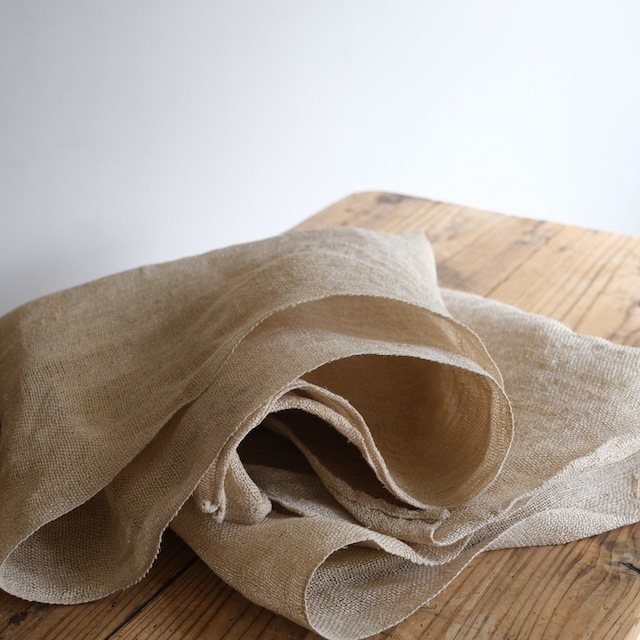 麻の古布 生成り （幅85cm）｜古雑貨,古布、ファブリック｜古家具