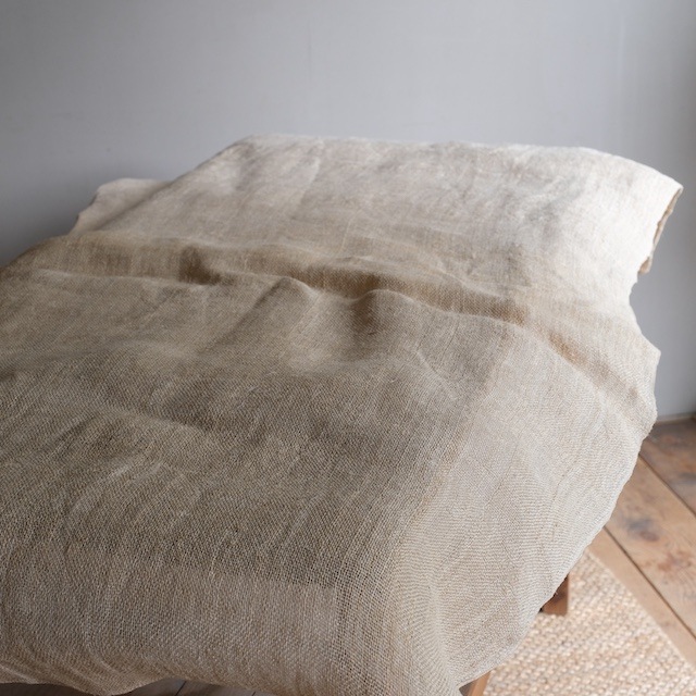 麻の古布 生成り （幅85cm）｜古雑貨,古布、ファブリック｜古家具