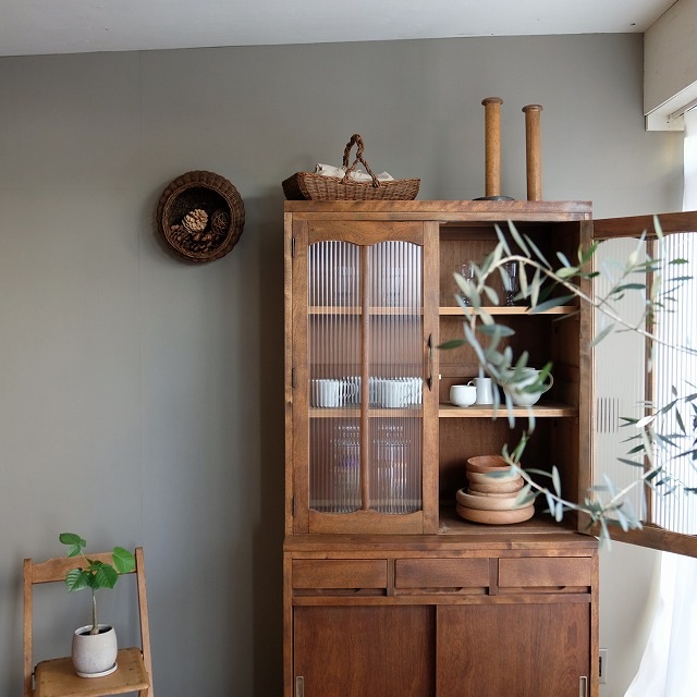 アーチ型扉キャビネット 重ね式食器棚 | 古家具,棚類 | R-select