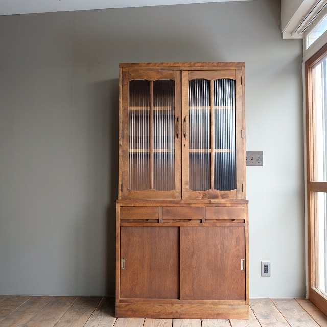 アーチ型扉キャビネット 重ね式食器棚 | 古家具,棚類 | R-select