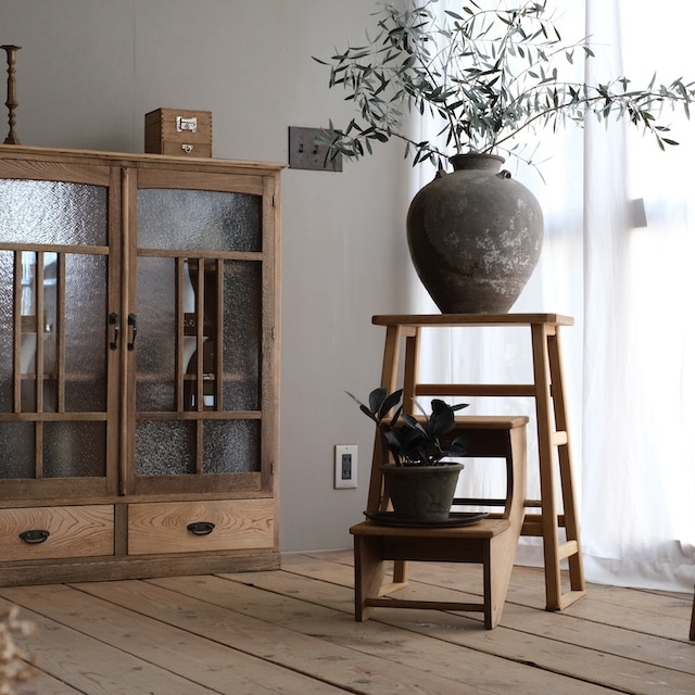 キャビネット ダイヤガラス | 古家具,棚類 | R-select