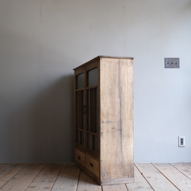 キャビネット ダイヤガラス | 古家具,棚類 | R-select