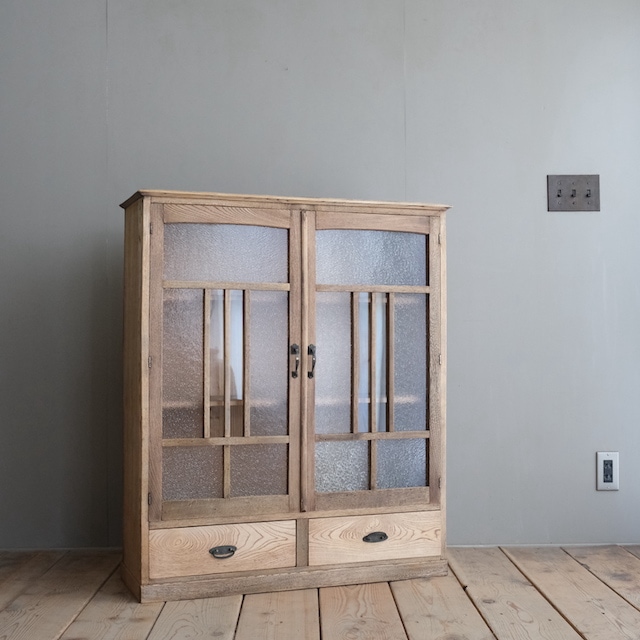 キャビネット ダイヤガラス | 古家具,棚類 | R-select