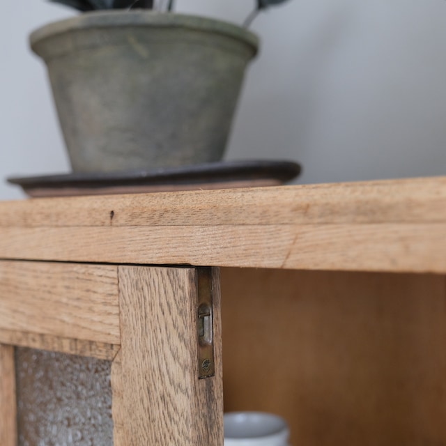 キャビネット ダイヤガラス | 古家具,棚類 | R-select