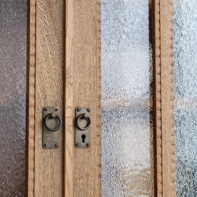 キャビネット ダイヤガラス | 古家具,棚類 | R-select