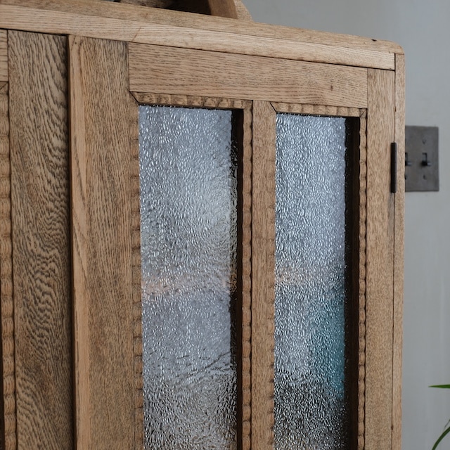 ダイヤガラスのキャビネット キャビネット ダイヤガラス | 古家具,棚類 | R-select