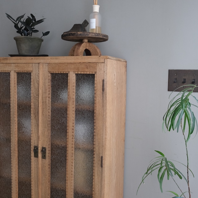 キャビネット ダイヤガラス | 古家具,棚類 | R-select