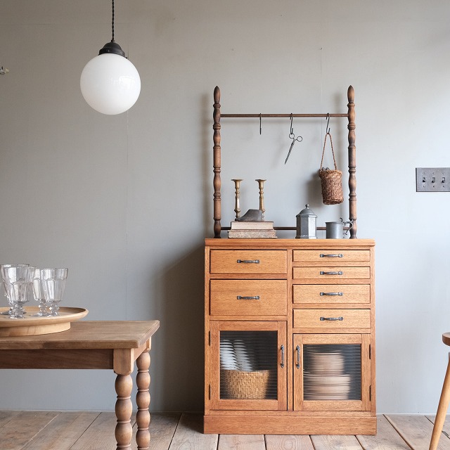 ハンガーラック付きキャビネット | 古家具,棚類 | R-select