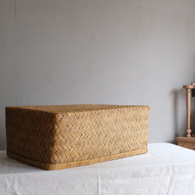 竹行李 （幅63cm）｜古雑貨,籠 バスケット｜古家具・アンティーク