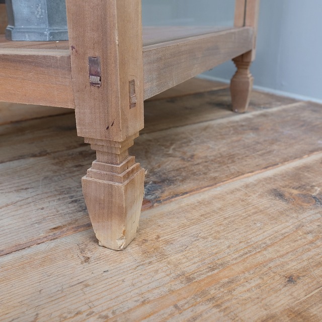 【ガラス製】足付き長方形Jewelryケース★中古品【ヴィンテージ】 ガラス製】足付き長方形Jewelryケース☆中古品【ヴィンテージ